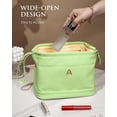 thumbnail image 4 of Bolsa de maquillaje Vogewood con la inicial con monograma, grande, impermeable, 4 of 7