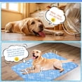 thumbnail image 3 of Tapete refrescante para perro, para verano, almohadilla gruesa autorefrigerante, para mascotas, cama fresca para perros grandes, manta de dormir, reutilizable, lavable, transpirable, fácil, 3 of 6