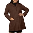 thumbnail image 6 of Panda Uniform by HeedFit Women Custom Lab Coat for Doctors 4XL Chocolate, 6 of 8