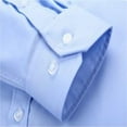 thumbnail image 4 of LYMAYTER Unisex Office Shirt Long Sleeve Business Formal Shirt Casual Wrinkle-Free Work to Weekend Top, 4 of 6