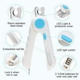 thumbnail image 3 of Cat Nail Clipper with Safety Guard  Pet Toenail Clippers with Light  LED Claw Clipper, 3 of 7