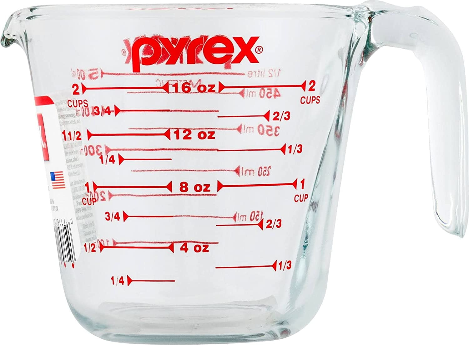Pyrex Liquid Measuring Cup 2 L - Clear (230953) for sale online