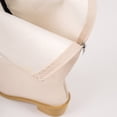 thumbnail image 6 of Plus Size Women's Mid-Calf Boots Back Zipper Slip-On Chunky Mid Heel Comfortable Wide Calf Boots for Daily, 6 of 8
