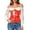 Red, variant on Women's Shiny PU Underbust Corset, Sweetheart Neck Waist Trainer with Front Busks, Hourglass Body Shaper Cincher for Daily Outfit Black XXL