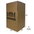 thumbnail image 2 of NEW Wardrobe Moving Boxes - Pack of 3, 2 of 7