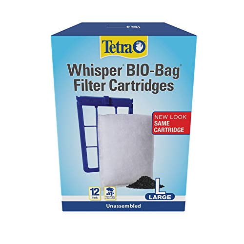 Tetra Whisper Unassembled Bio-Bag Filter Cartridges Medium 24-Pack 