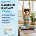 thumbnail image 5 of Puregen Labs High Potency Magnesium Glycinate 500mg Chelated for Superior Absorption - 120 Veggie Caps, 5 of 6