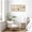 Sylvie Natural, variant on Kate and Laurel Framed Canvas Wall Art Print Revolved Half Moon Panel by Felicia Dadak, 40 x 18 Sylvie White Frame, Modern Contemporary, Abstract Art for Wall Decor