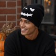 thumbnail image 7 of 22IN Halloween Pumpkin Knit Hat, Jack‑O‑Lantern Skull Cap, Warm Fall Winter Costume Accessory for Men Women Halloween Party &Daily Wear,I, 7 of 7