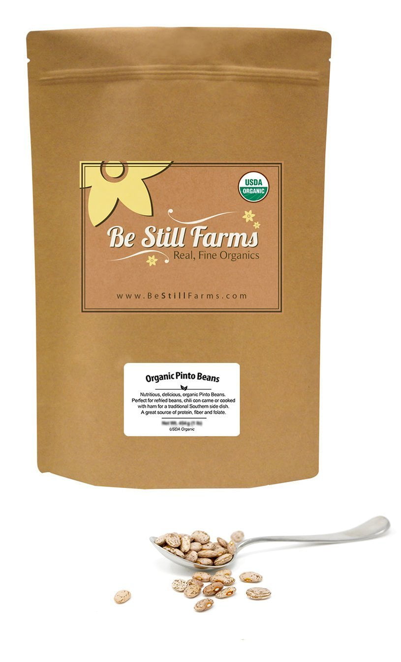 Be Still Farms Organic Pinto Beans (5 Lbs) Dry Bulk Ideal Dry Pinto