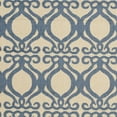 thumbnail image 6 of SAFAVIEH Courtyard Colton Geometric Indoor/Outdoor Area Rug, Natural/Blue, 6'7" x 6'7" Round, 6 of 7