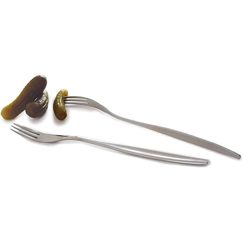 S/S PICKLE FORKS, SET OF 2
