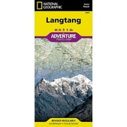 National Geographic Trails Illustrated Adventure Map Langtang : Nepal