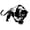 Black, variant on Panther Hunting Car Vehicle Body Window Reflective Decals Sticker Decoration
