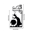 thumbnail image 4 of Halloween Witch Cauldron Silhouette Wall Decor,Metal Witches Hanging Ornament,Hanging Art Home Decor, 4 of 6