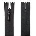 thumbnail image 1 of 9 Inch Black Nylon Zipper for Crafts and Sewing, 1 of 4
