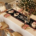 thumbnail image 4 of ChicYu 72x13inches Christmas Table Runner Tablecloth Decoration TV Stand Cover Cloth Suitable for Christmas Home Decoration Covers Tables or TV Stands, 4 of 5