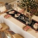 thumbnail image 4 of Uuiauoio Christmas Table Runner with Festive Patterns, Long Holiday Dining Table Cover for Kitchen Buffet Party Decor, Reusable Polyester Tablecloth for Fireplace Mantle Seasonal Celebration, 4 of 6