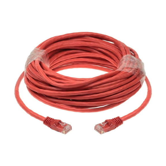 SF Cable Cat5e UTP Ethernet Network Cable, 125 feet - Red