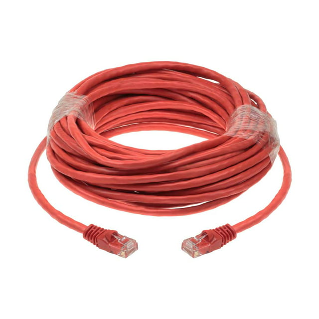 SF Cable Cat5e UTP Ethernet Network Cable, 200 feet - Red