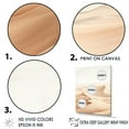 thumbnail image 3 of Designart "Slumber Dreams In Desert Sands IV" Minimalism Floater Framed Canvas Prints, 3 of 5