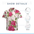 thumbnail image 7 of High Quality Hawaiian Shirts for Men Short Sleeve Aloha Beach Shirt Floral Summer Casual Button Down Shirts Blouses NW4IFZ, 7 of 7