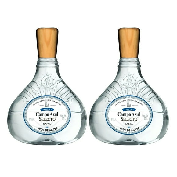Duo Pack Tequila Campo Azul Selecto Blanco 1750 Ml Campo Azul Tequila, Blanco