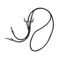 thumbnail image 1 of Bolo Tie Collar Vintage Necktie Western Cowboy Colgante con Lanyard Trenzado a Mano Diseño Único Adecuado para Hombres Y Mujeres Sociales Disf Plata, 1 of 8