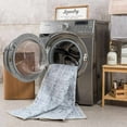 thumbnail image 2 of BoutiqueRugs Barny Traditional Area Rug - Machine Washable - Off White, Denim, Charcoal - 6'7" x 9', 2 of 15