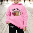 thumbnail image 4 of Likimi Toddler Boys Hoodie Set Print Long Sleeve Pullover Clothing Set Loose Casual Soft Fall Winter Outfits Set Size 13-14 Years Pink, 4 of 4