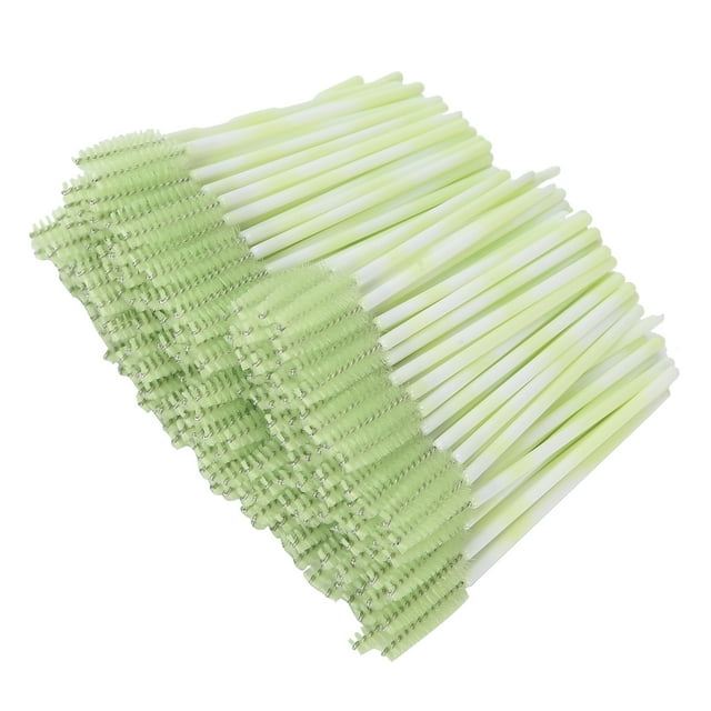 Cepillo de pestañas de maquillaje, 200 piezas cepillo de pestañas portátil desechable cepillo de pestañas desechable tecnología avanzada