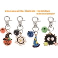thumbnail image 3 of 4 Pack Halloween Cat Collar Bells,Training Charm Pendants Jewelry for Pet Dog Necklace, 3 of 3