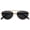 Gold Frame Grey Lens, variant on Polarized Trendy Aviator Metal Eye Sunglasses for Women Men Retro Shades VL9868