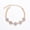Gold, variant on Five-Flower Rhinestone Pet Collar, Adjustable Decorative Dog and Cat Necklace with Sparkling Crystal Charms for Small Dogs and Cats(Silver)