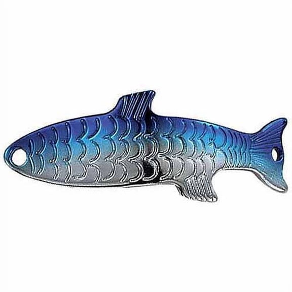 Acme Tackle Phoebe, Fishing Lure Spoon, 1/8 oz., Silver Neon Blue