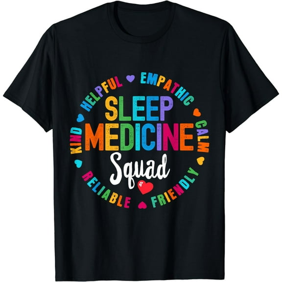 Sleep Medicine Squad Nurse Team Registered Nursing T-Shirt