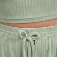 thumbnail image 7 of Xunmmm Womens Pajamas Set Lace Straps Tank Top and Long Pants Ribbed Loungewear Sleepwear Home Clothes, 7 of 7