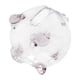 thumbnail image 5 of Alcancía de cristal transparente con forma de cerdo, caja para ahorrar dinero, colección de almacenamiento, alcancía, ahorro Rosa 9x8cm, 5 of 9