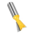 thumbnail image 7 of Uxcell 2pcs Dovetail Router BitBit 3/4" Diameter 1/2" Shank 14 Degree Dovetail Joint Drill Bit, 7 of 7