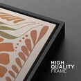 thumbnail image 4 of IDEA4WALL Framed Canvas Print Wall Art Set of 3 Mid-Century Modern Tropical Flowers Painting Nature Wilderness Vintage Art Floral Botanical Wall Decor Minimal Artwork for Rooms - Black 24"x36"x3, 4 of 5