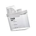 thumbnail image 3 of veasfak Distributeur de Riz Baril de Stockage de Riz, Conteneurs de Céréales avec Couvercle Seau à Riz Transparent Conteneur de Grains pour Farine Riz Soja 1.6L, 3 of 9
