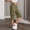 🔥 Army Green_New, variant on Gifts Dianli Casual Half Shorts Women's Solid Color Elastic Waist Back Panel Pocket Button Zipper Front Comfortable Five Quarter Casual Pants Workwear Half Shorts