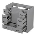 thumbnail image 2 of 36" Six Drawers Bathroom Vanity without Sink,Modern Undermount Bathroom Sink Cabinet with Multi-Functional Drawer Divider, Adjustable Shelf,Grey, 2 of 9