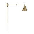 thumbnail image 3 of Nuvo Lighting Fulton Swing Arm Lamp Burnished Brass with Switch, 3 of 7