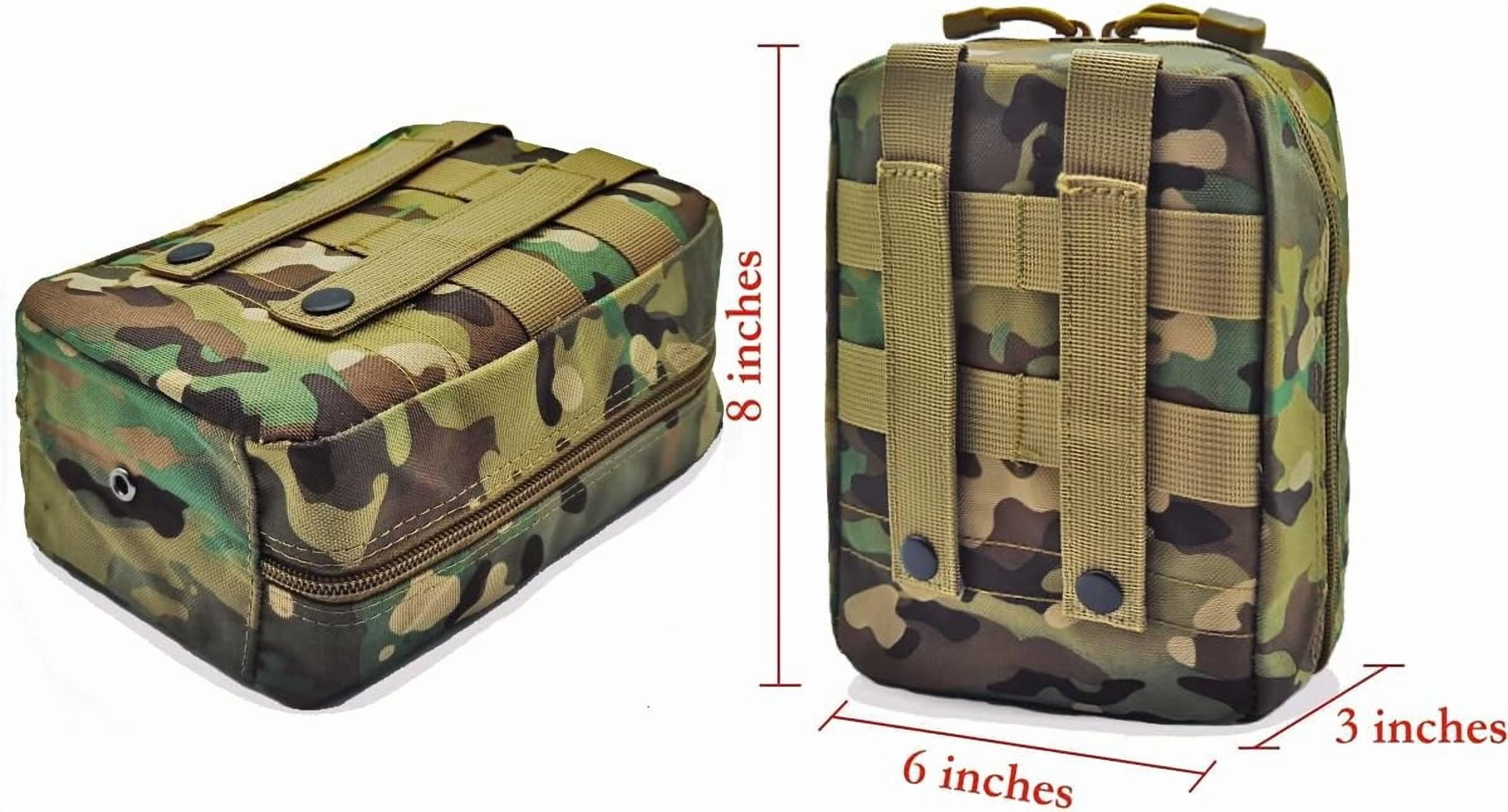 EMT Pouch MOLLE Ifak Pouch Tactical MOLLE Medical First Aid Kit Utilit Camouflage