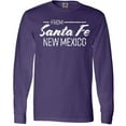 thumbnail image 3 of Inktastic From Santa Fe New Mexico in White Distressed Text Long Sleeve T-Shirt, 3 of 5