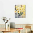 thumbnail image 3 of Acheng Mixed Daffodils in a Tank Canvas Wall Art Print, Daffodil Artwork picture 2, 3 of 5