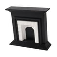 thumbnail image 3 of TISHITA 1/12 Dollhouse Fireplace Miniature Model Furniture Accessory for Scene Decor black, 3 of 8