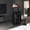 Black-58 inch, variant on imerelez 58 inch Gothic Cat Tree, 58in Spooky Cat Tower with Coffin Platform, Cat House, Hammock, Perches, Scratching Posts, Sisal Ladder & Interactive Toy for Indoor Cats