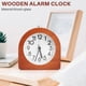 thumbnail image 5 of Alarm Clock Without Ticking Wooden Alarm Clock with Snooze Function A, 5 of 5